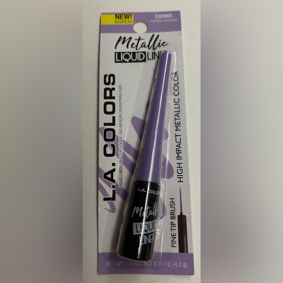 New L. A. Colors Metallic Liquid Liner Lavender Sealed - Picture 4 of 6